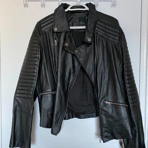 ASOS Curve Leather Biker Jacket